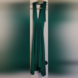 Rachel Pally Halter Jersey Dress in Green.
